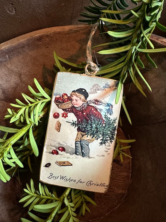 Metal pendant Christmas Christmas decoration pendant vintage decoration