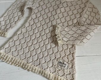 Pull poilu chenille Brique - taille M | Temps L