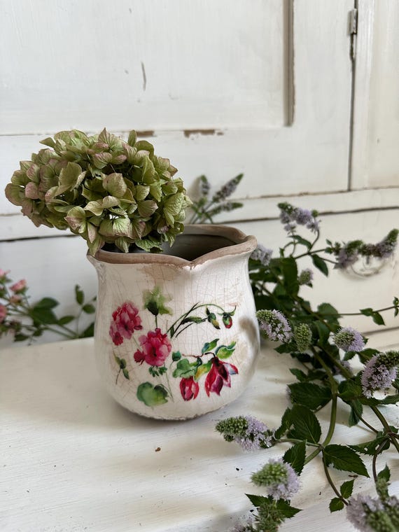 Ceramic Pot Flowerpot Planter Plant Pot Decoration Vintage