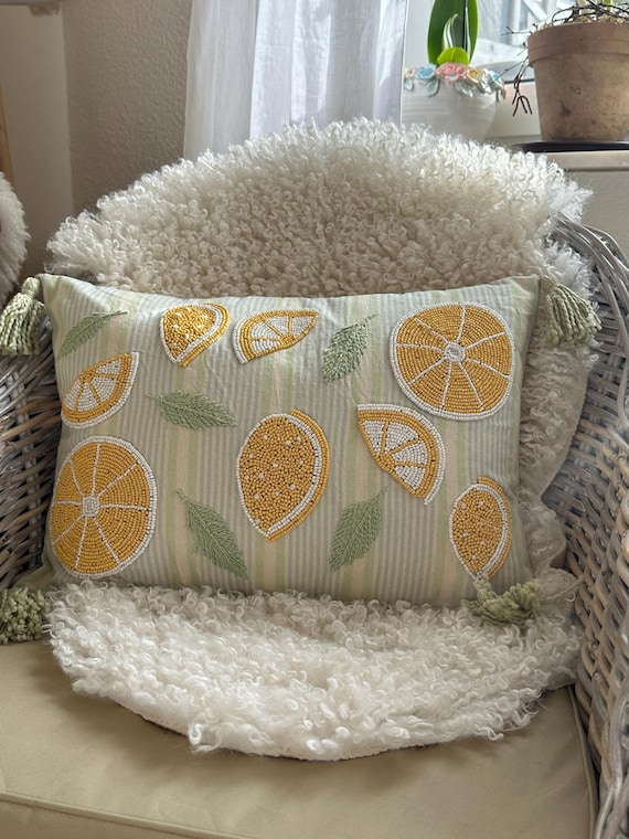 Complete cushion with filling, home textiles, cuddly cushion, Bloomingville