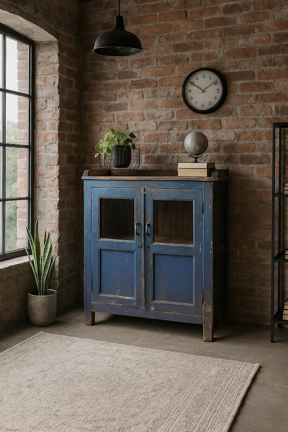 Cabinet Display Cabinet Chest of Drawers Sideboard Display Cabinet Furniture Glass Display Cabinet Shelf Cabinet Antique Finish