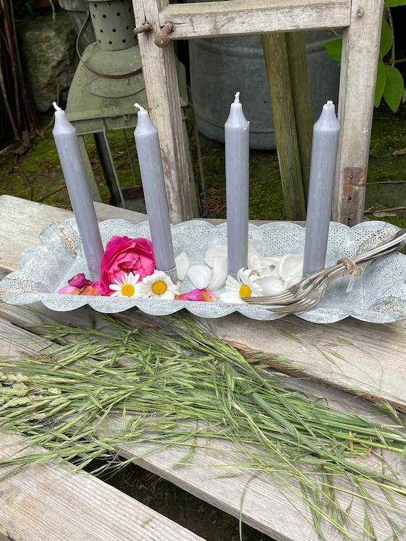 Candle holder, candle bowl, vintage decoration