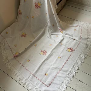 Tablecloth handmade embroidered tablecloth