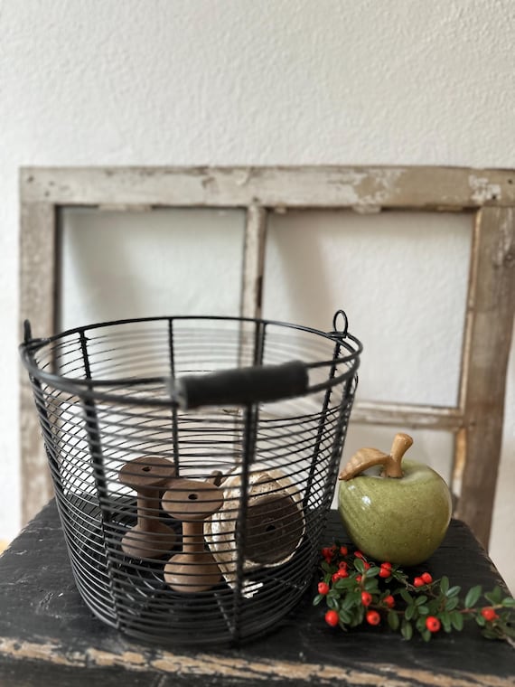 Metal basket potato basket storage decorative basket