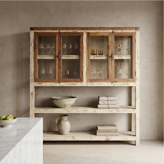 Shelving unit, display cabinet, unique wooden cabinet, chest of drawers, sideboard, cupboard, furniture, vintage industrial style