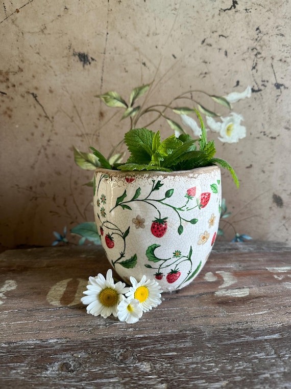 Jug Ceramic Pot Planter Plant Pot Decoration Vintage