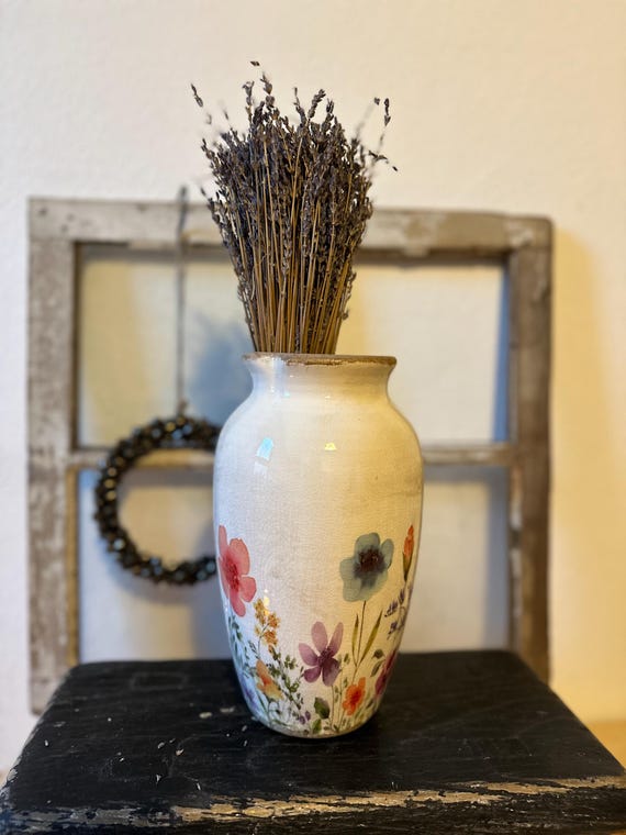 Vase ceramic vase flower vase. Ceramic antique finish