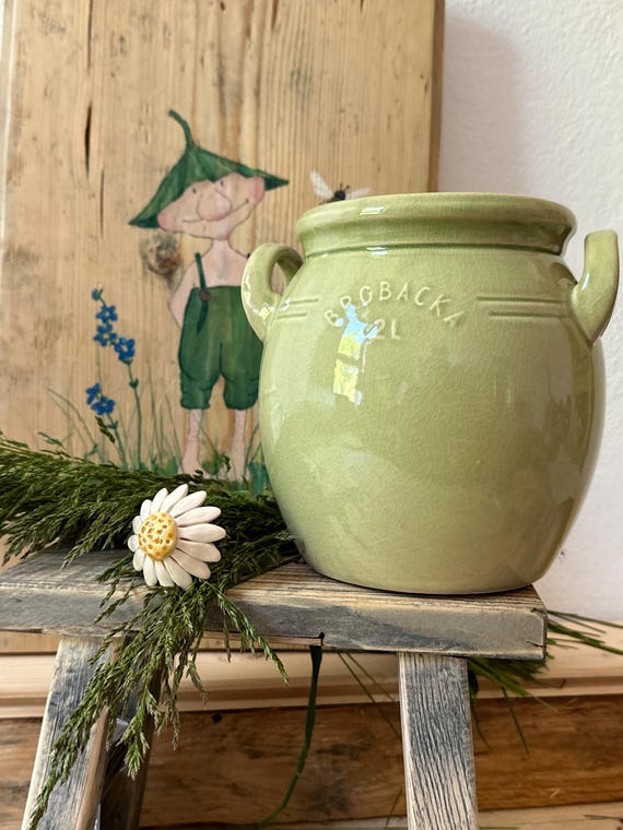 Planter jug ceramic ceramic pot clay jug vase decoration vintage Swedish 2 liters