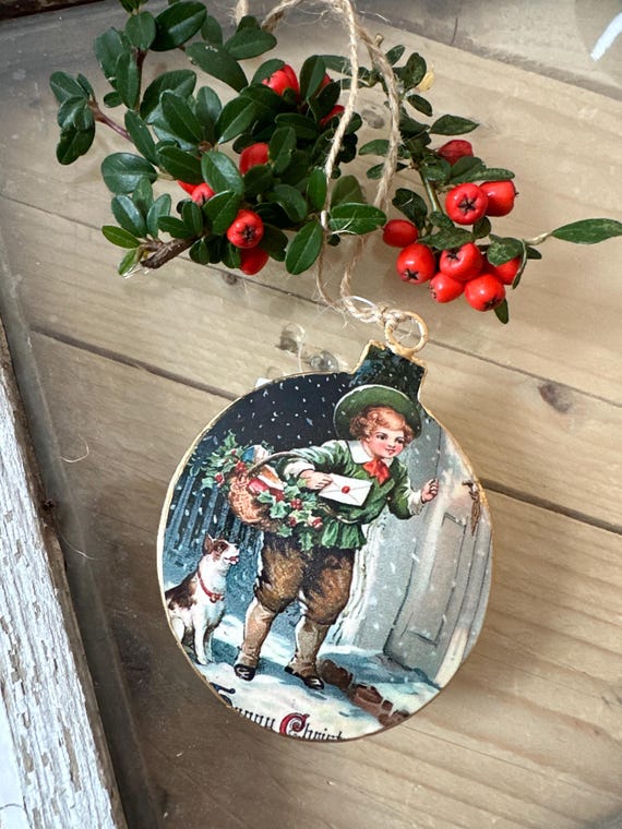 Metal pendant Christmas Christmas decoration pendant vintage decoration