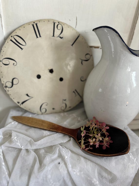 old antique wooden spoon decoration vintage