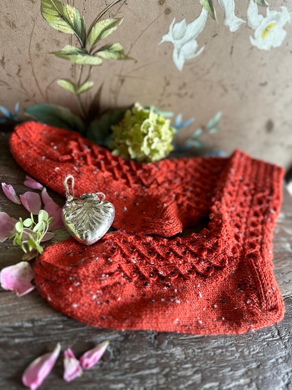 Knitted socks, handmade stockings, wool socks
