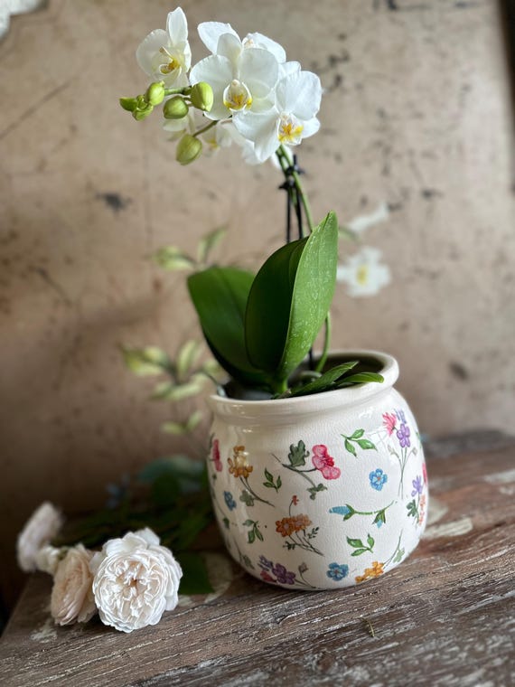 Jug ceramic pot planter plant pot decoration vintage