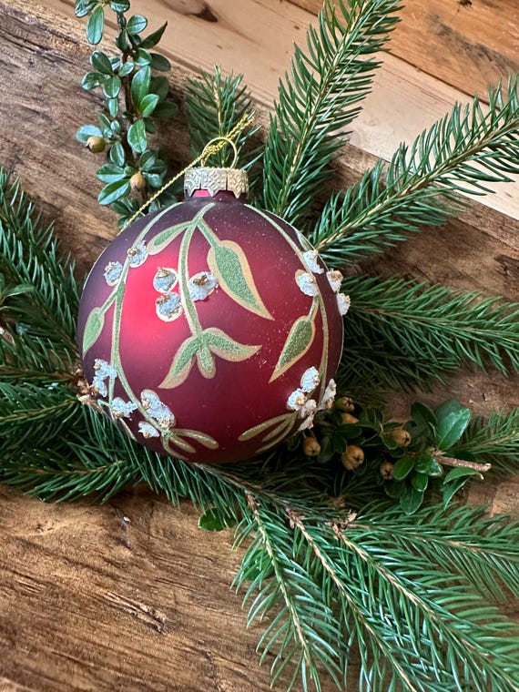Christmas balls Christmas tree balls glass vintage glass balls Christmas