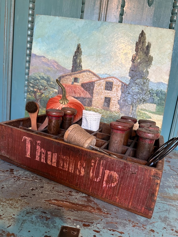 sorting box lemonade box wooden box antique finish wooden box