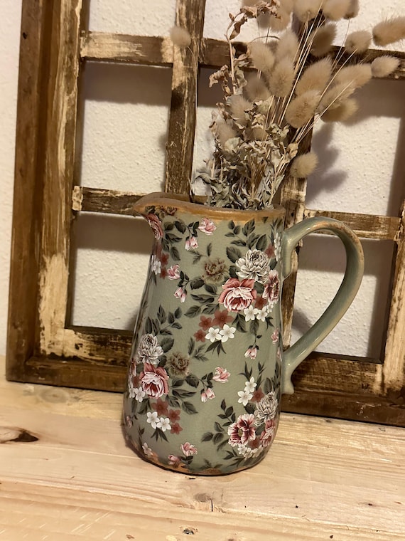 Ceramic Jug Pitcher Ceramic Vintage Vase