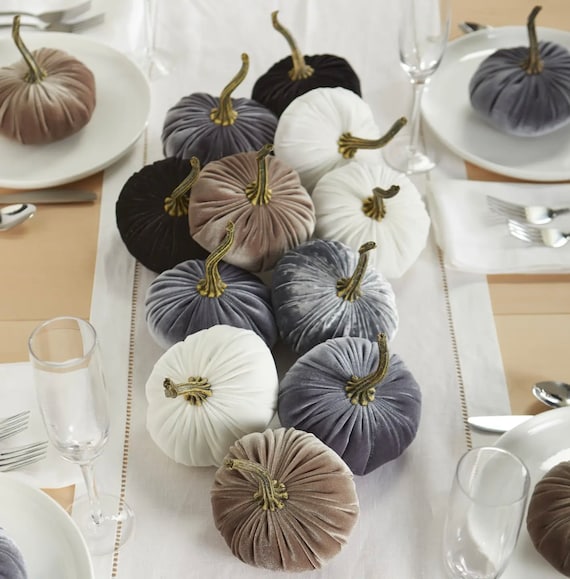 Pumpkin handmade velvet pumpkin decorative pumpkin decoration vintage