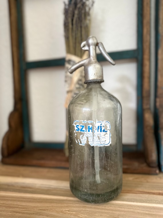 Old antique bottles siphon bottle decoration vintage
