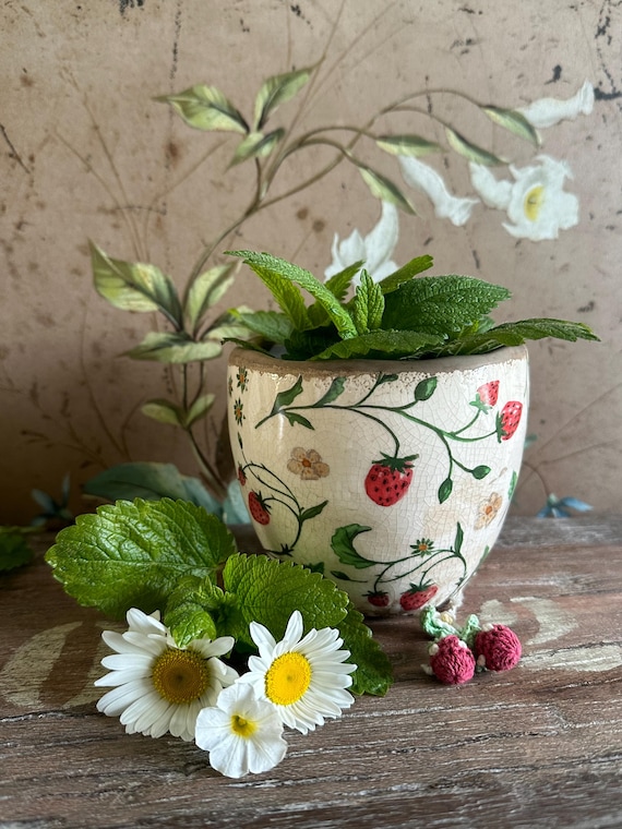 Jug Ceramic Pot Planter Plant Pot Decoration Vintage