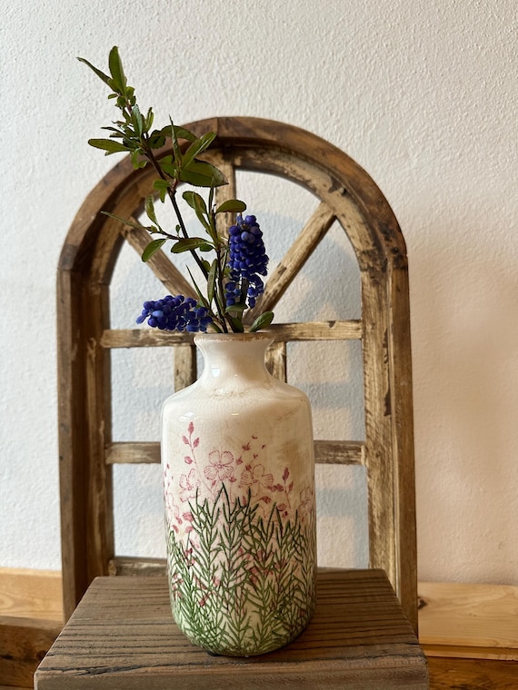 Vase ceramic vase bottle vase ceramic antique finish