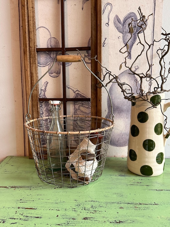 Metal basket potato basket storage decorative basket