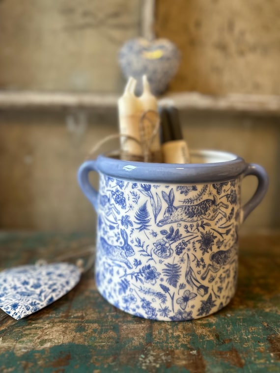 Ceramic pot, planter, vintage ceramic planter, plant container