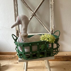 Wire Basket Iron Basket Hanging Basket Vintage Storage Basket Metal Basket