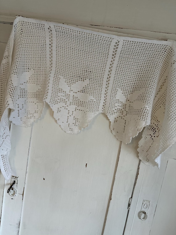 Curtain Crochet Curtain Handmade