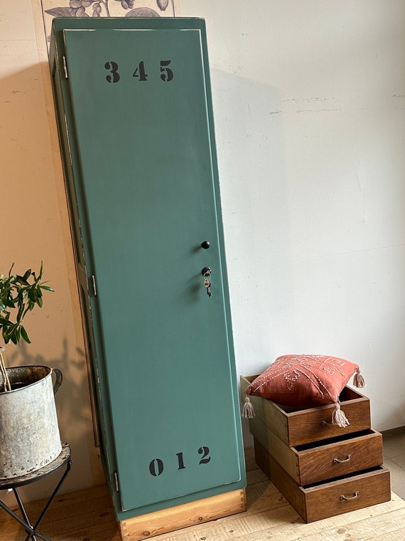Cabinet Furniture Old Antique Storage Cabinet Industrial Style Vintage Refurbished Chest of Drawers