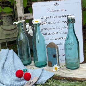 Old antique glass bottles lemonade bottle decoration vintage