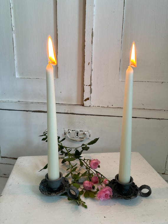 Candle holder candlestick antique finish