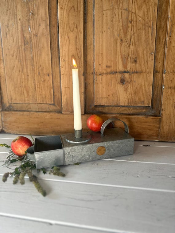 Candle holder candlestick vintage enamel candles