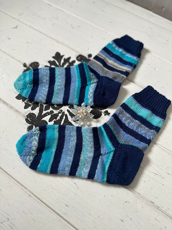 Knitted socks handmade stockings wool socks