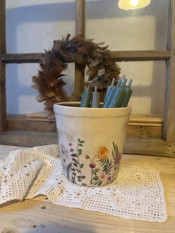 Jug Ceramic Pot Planter Plant Pot Decoration Vintage