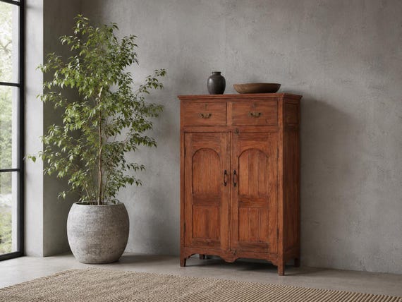 Old antique vintage sideboard, sideboard, cabinet