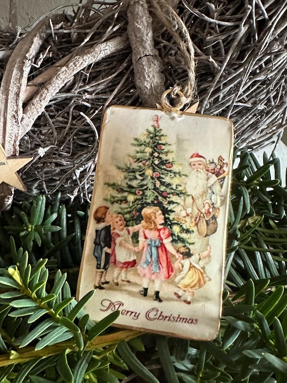 Metal pendant Christmas Christmas decoration pendant vintage decoration