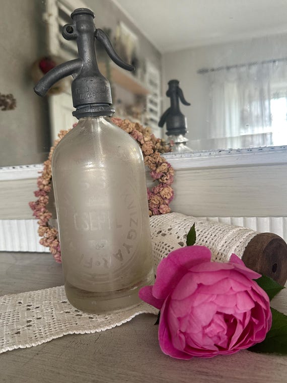 Old antique bottles siphon bottle decoration vintage
