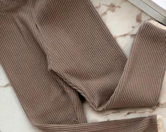 Pantalon bébé leggings bébé en coton bio leggings pour filles avec volants