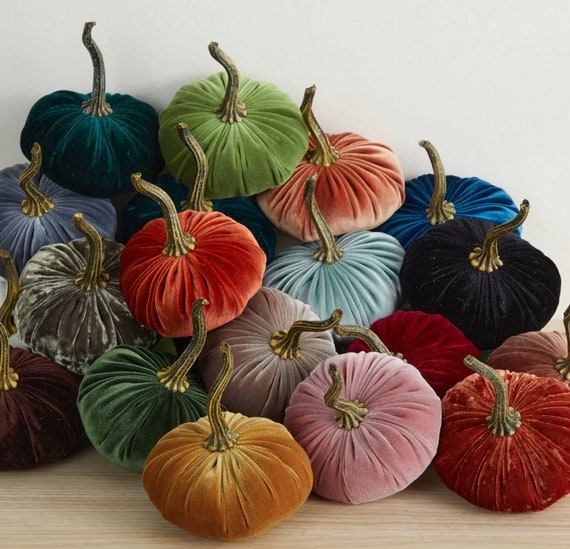 Pumpkin handmade velvet pumpkin decorative pumpkin decoration vintage
