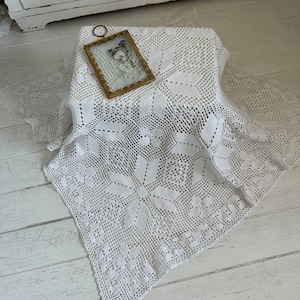 Crochet tablecloth handmade