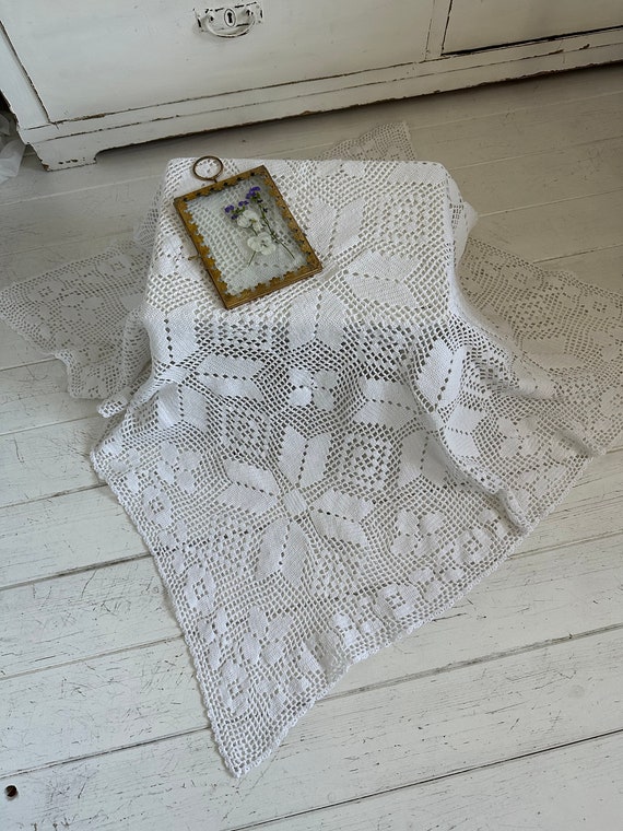 Crochet tablecloth handmade