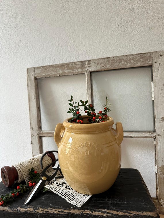 Planter jug ceramic ceramic pot clay jug vase decoration vintage Swedish 2 liters