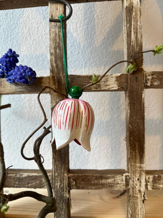 Ceramic Ceramic flowers Hanging decoration Decorative flowers made of ceramic