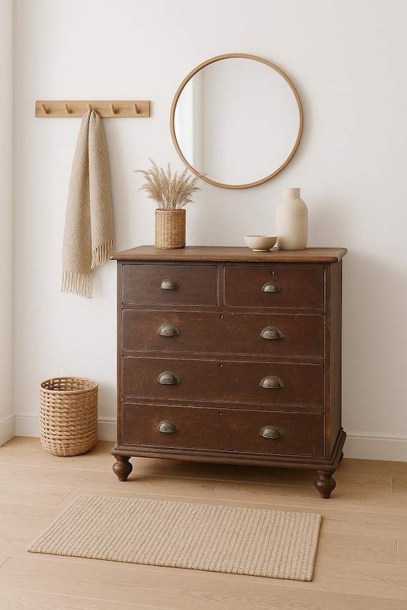 Chest of drawers old antique vintage sideboard furniture chest of drawers cupboard