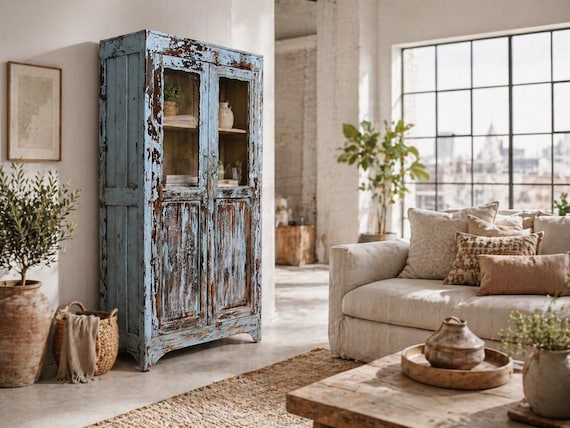 Cabinet, display case, chest of drawers, sideboard, display cabinet, furniture, glass display case, shelving unit, antique finish