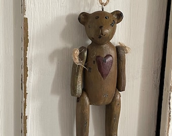 Pendant bear bear pendant antique finish decoration vintage