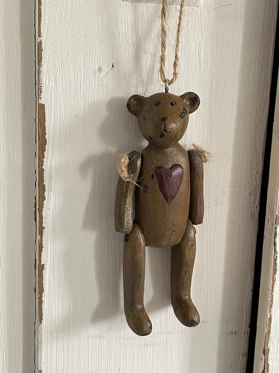 Pendant bear bear pendant antique finish decoration vintage