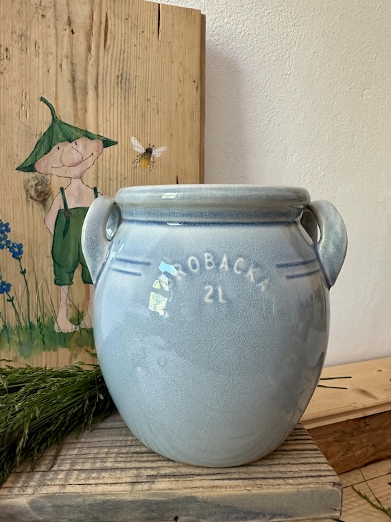 Planter jug ceramic ceramic pot clay jug vase decoration vintage Swedish 2 liters