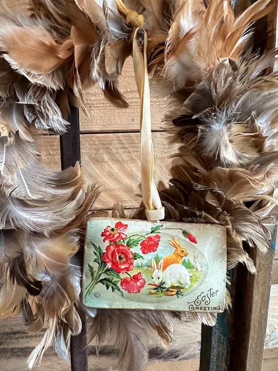 Metal pendant Easter Easter decoration pendant vintage decoration