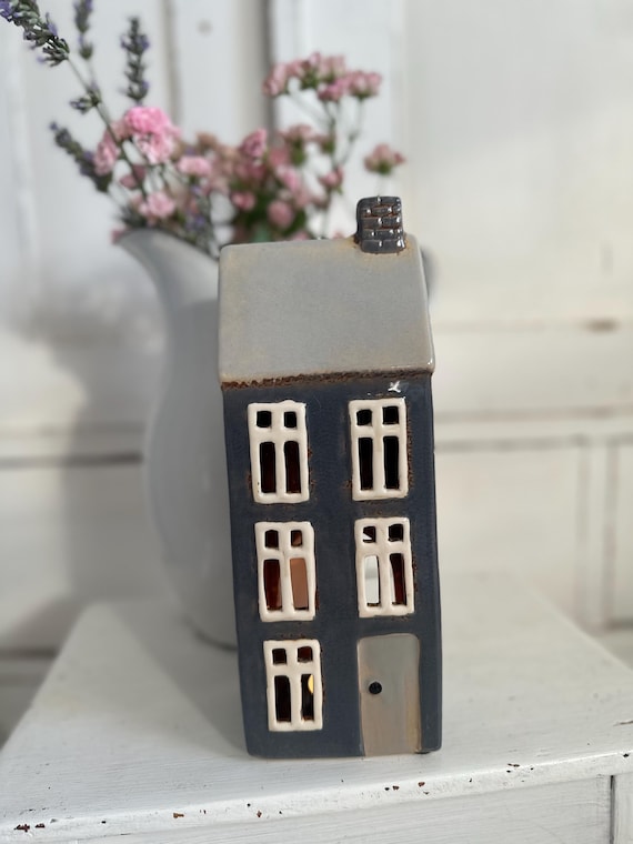 Light House Ceramic House Candle House Vintage