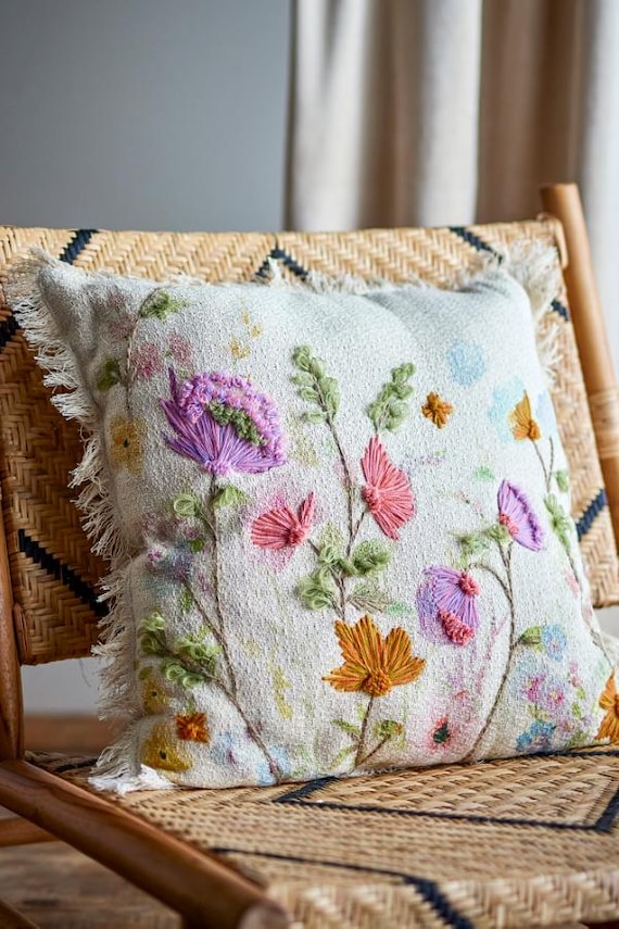 Complete cushion with filling, home textiles, cuddly cushion, Bloomingville